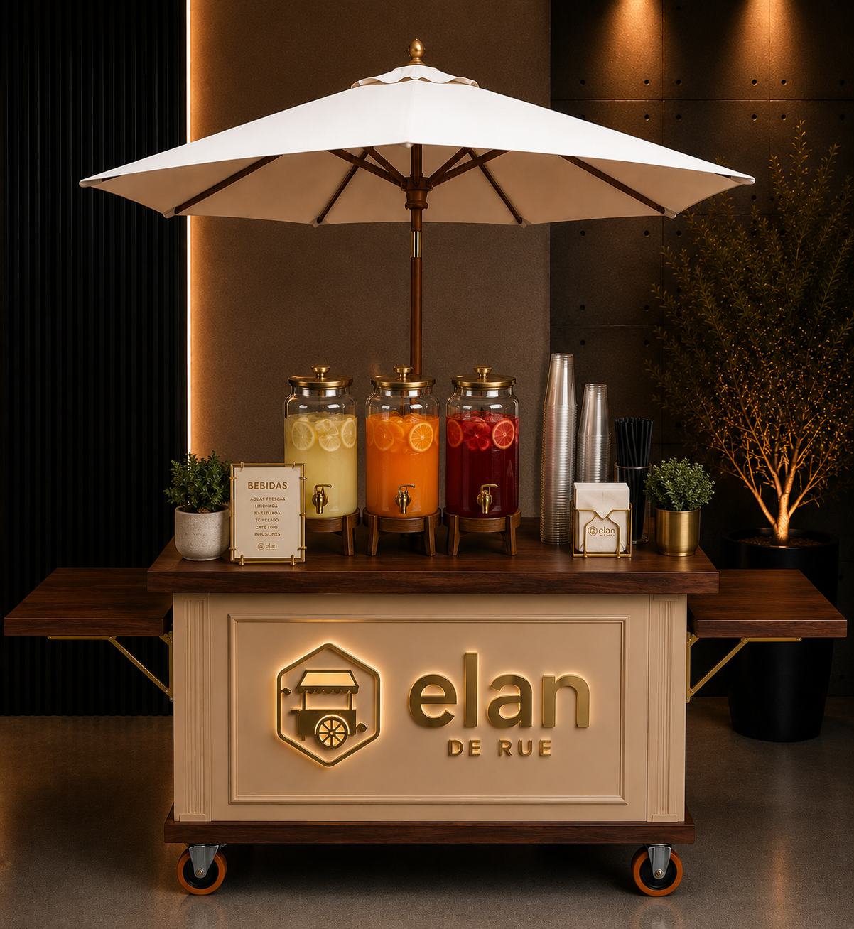 Carrito para bebidas